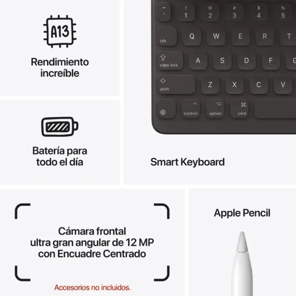Apple iPad 10.2", 9º Gen, Space Gray, Gris