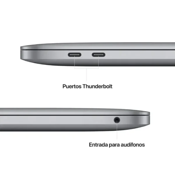 Apple MacBook Pro de 13", Chip M2, Space Gray, Gris