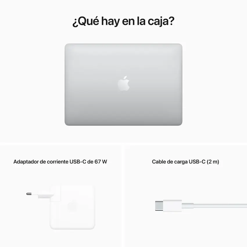 Apple MacBook Pro de 13", Chip M2, Silver, Plateado Apple MacBook Pro de 13", Chip M2, Silver, Plateado