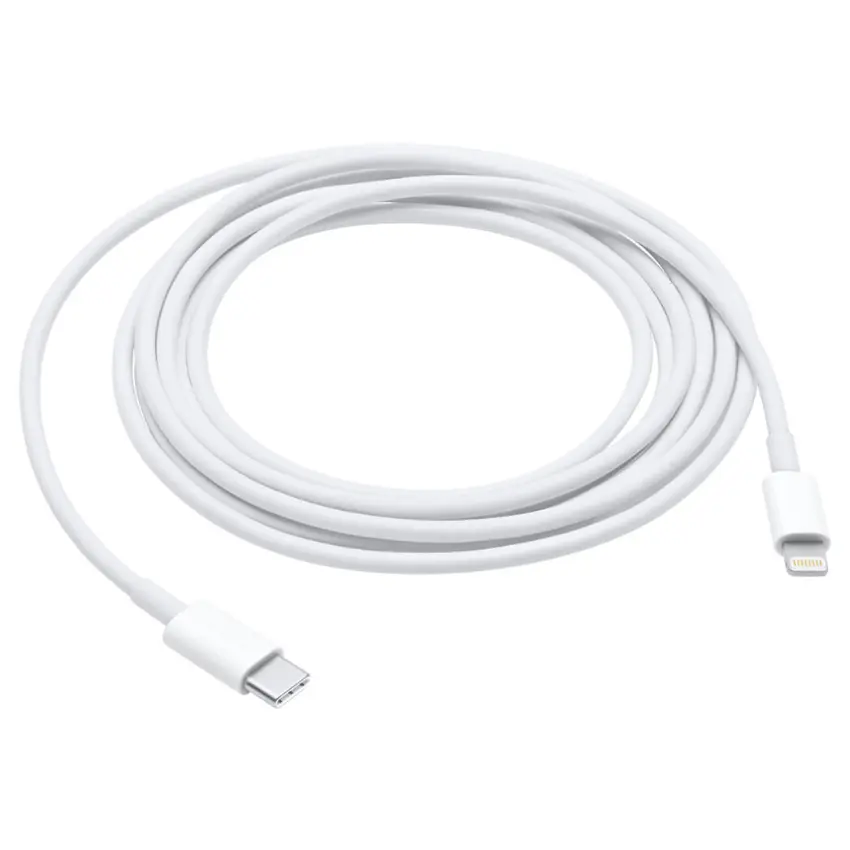 Cable USB-C a Lightning de Apple (2 metros, Blanco)