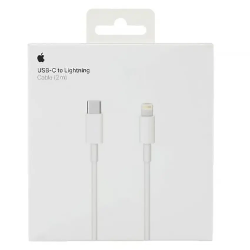 Cable USB-C a Lightning de Apple (2 metros, Blanco)