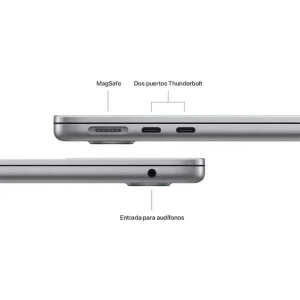 Apple MacBook Air de 13", Chip M3, Space Gray, Gris