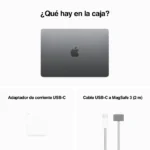 Apple MacBook Air de 13", Chip M3, Space Gray, Gris