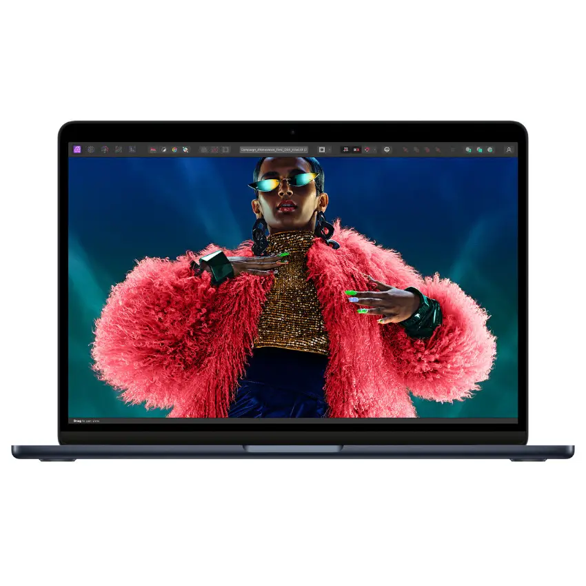 Apple MacBook Air de 13", Chip M3, Midnight, Azul Oscuro