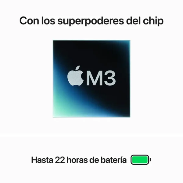 Apple MacBook Pro de 14", Chip M3, Space Gray, Gris