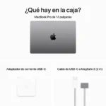 Apple MacBook Pro de 14", Chip M3, Space Gray, Gris