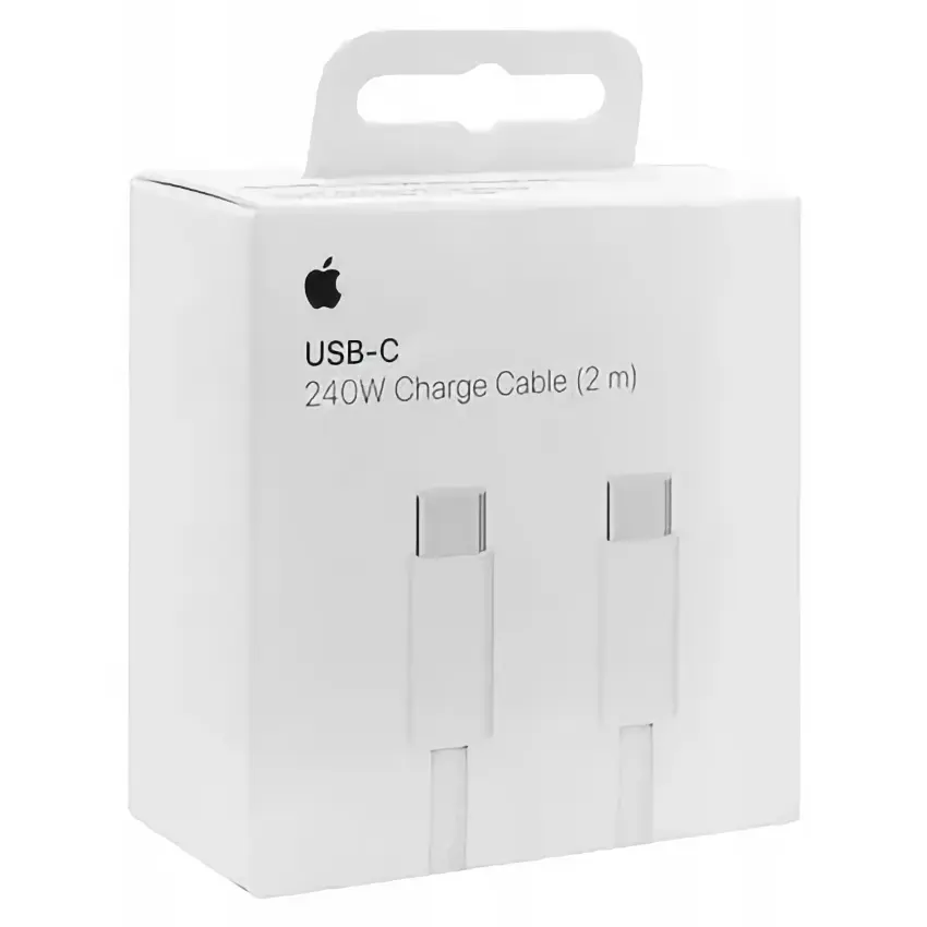 Cable de carga USB-C de 240 W de Apple (2 metros, Blanco)