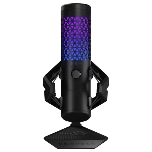 Micrófono de Condensador USB ASUS ROG Carnyx, RGB, Negro