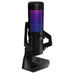 Micrófono de Condensador USB ASUS ROG Carnyx, RGB, Negro