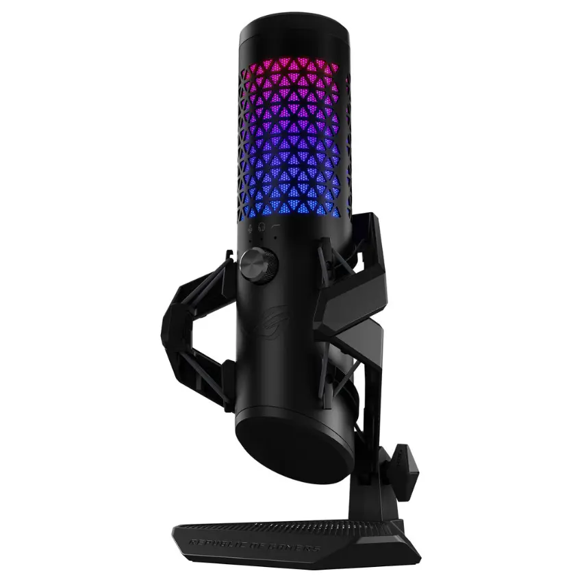 Micrófono de Condensador USB ASUS ROG Carnyx, RGB, Negro Micrófono de Condensador USB ASUS ROG Carnyx, RGB, Negro