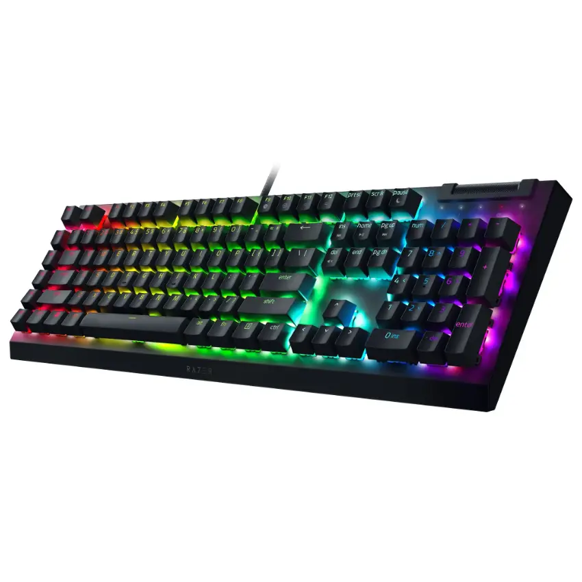 Teclado Razer BlackWidow V4 X, Chroma RGB, Mecánico, Gamer, Yellow Switch, Español Teclado Razer BlackWidow V4 X, Chroma RGB, Mecánico, Gamer, Yellow Switch, Español