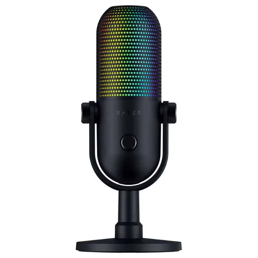 Micrófono de Condensador USB Razer Seiren V3 Chroma, RGB, Negro Micrófono de Condensador USB Razer Seiren V3 Chroma, RGB, Negro