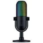 Micrófono de Condensador USB Razer Seiren V3 Chroma, RGB, Negro
