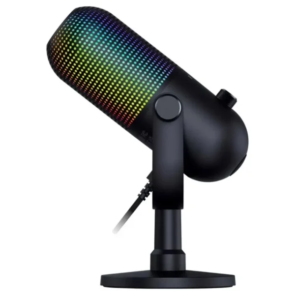 Micrófono de Condensador USB Razer Seiren V3 Chroma, RGB, Negro