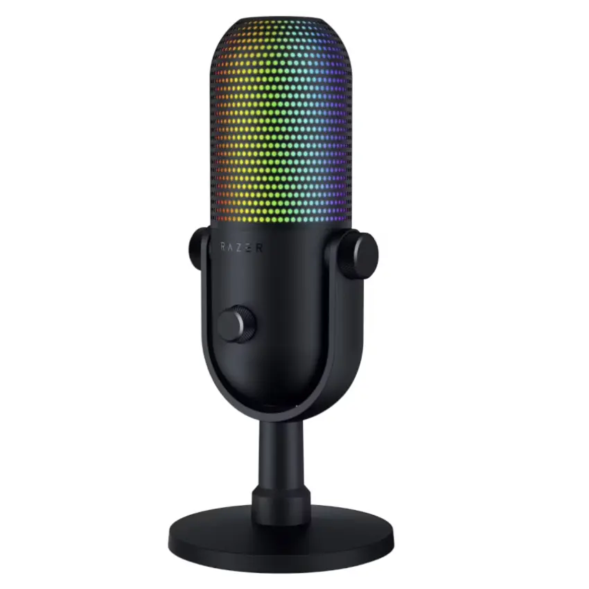 Micrófono de Condensador USB Razer Seiren V3 Chroma, RGB, Negro Micrófono de Condensador USB Razer Seiren V3 Chroma, RGB, Negro