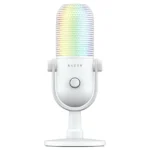 Micrófono de Condensador USB Razer Seiren V3 Chroma, RGB, Blanco