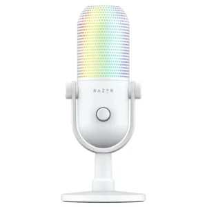 Micrófono de Condensador USB Razer Seiren V3 Chroma, RGB, Blanco