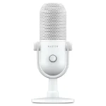 Micrófono de Condensador USB Razer Seiren V3 Chroma, RGB, Blanco