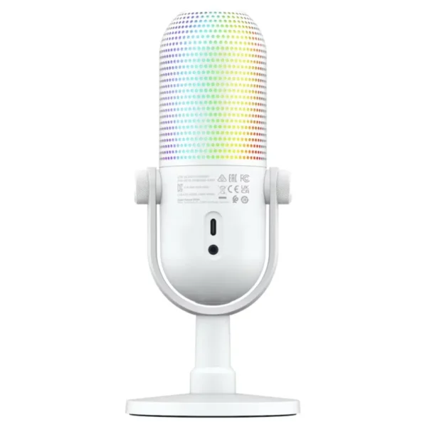 Micrófono de Condensador USB Razer Seiren V3 Chroma, RGB, Blanco