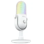 Micrófono de Condensador USB Razer Seiren V3 Chroma, RGB, Blanco