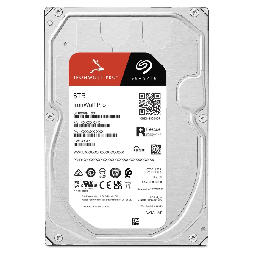 Disco Interno NAS Seagate IronWolf Pro 8TB SATA3 7200rpm 256MB Cache 3.5" (CMR) Disco Interno NAS Seagate IronWolf Pro 8TB SATA3 7200rpm 256MB Cache 3.5" (CMR)