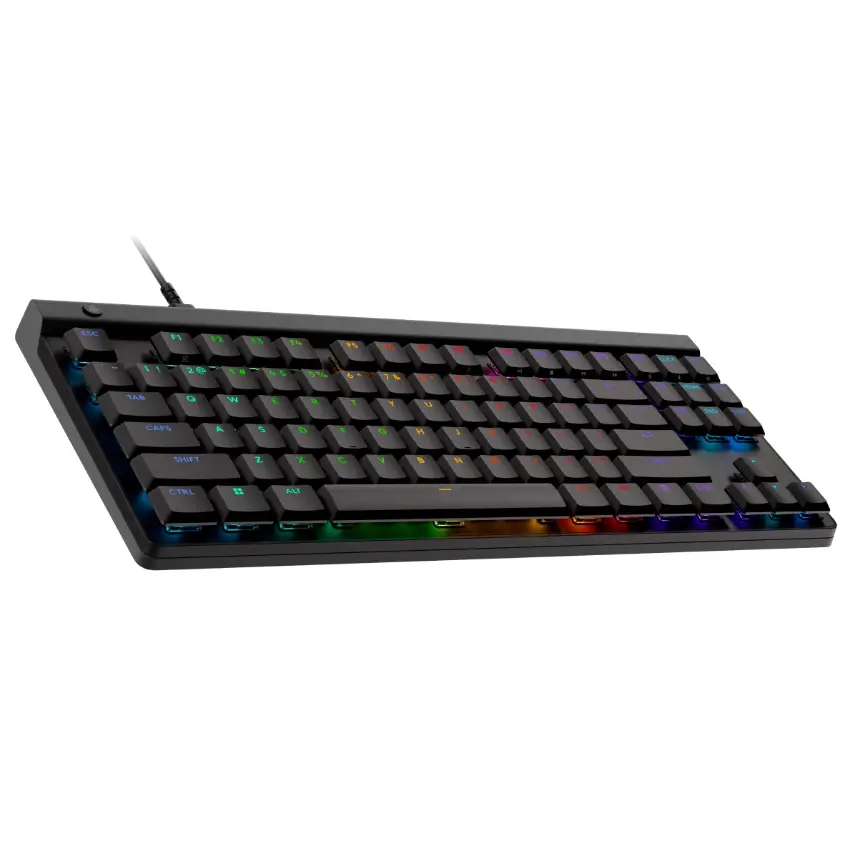 Teclado Inalámbrico Logitech G G515 LIGHTSPEED TKL, LIGHTSYNC RGB, Mecánico, Gamer, GL Táctil, Inglés, Negro