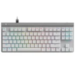 Teclado Inalámbrico Logitech G G515 LIGHTSPEED TKL, LIGHTSYNC RGB, Mecánico, Gamer, GL Táctil, Inglés, Blanco