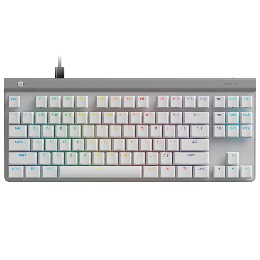 Teclado Inalámbrico Logitech G G515 LIGHTSPEED TKL, LIGHTSYNC RGB, Mecánico, Gamer, GL Táctil, Inglés, Blanco Teclado Inalámbrico Logitech G G515 LIGHTSPEED TKL, LIGHTSYNC RGB, Mecánico, Gamer, GL Táctil, Inglés, Blanco