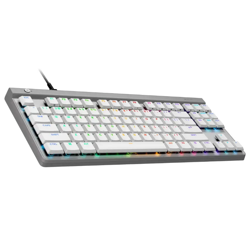Teclado Inalámbrico Logitech G G515 LIGHTSPEED TKL, LIGHTSYNC RGB, Mecánico, Gamer, GL Táctil, Inglés, Blanco Teclado Inalámbrico Logitech G G515 LIGHTSPEED TKL, LIGHTSYNC RGB, Mecánico, Gamer, GL Táctil, Inglés, Blanco