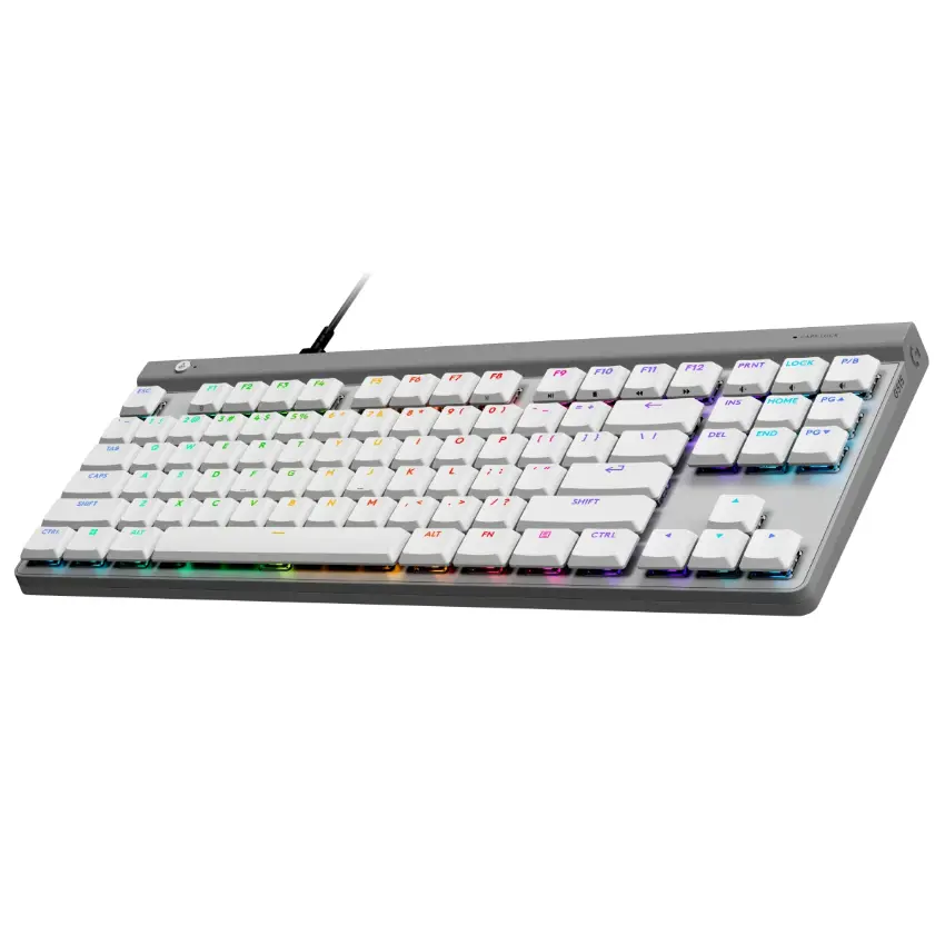 Teclado Inalámbrico Logitech G G515 LIGHTSPEED TKL, LIGHTSYNC RGB, Mecánico, Gamer, GL Táctil, Inglés, Blanco Teclado Inalámbrico Logitech G G515 LIGHTSPEED TKL, LIGHTSYNC RGB, Mecánico, Gamer, GL Táctil, Inglés, Blanco
