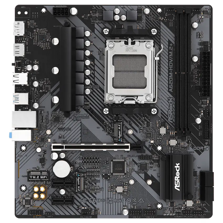 Motherboard ASRock A620M-HDV/M.2+, DDR5, Socket AM5