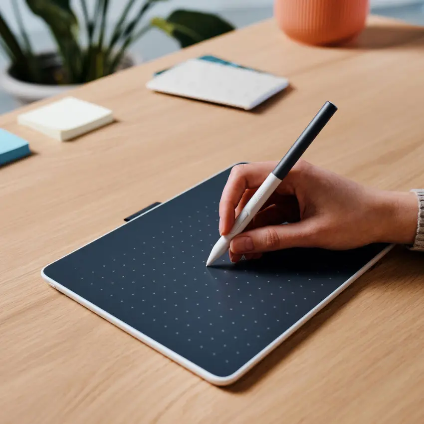 Tableta Gráfica Wacom One S Bluetooth (Blanco)