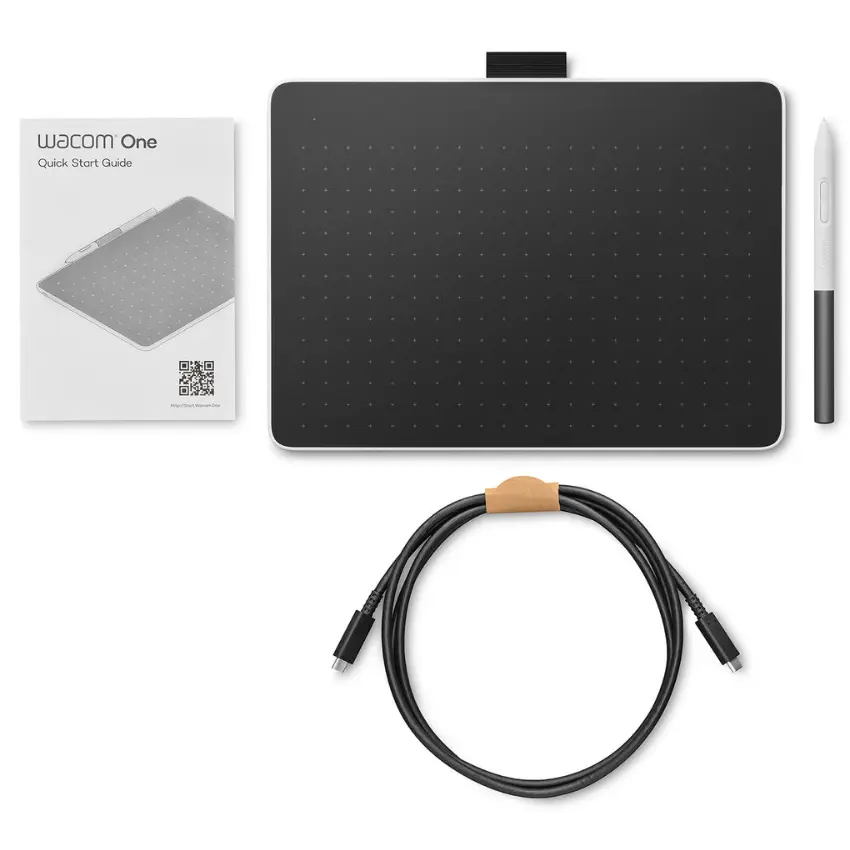 Tableta Gráfica Wacom One M Bluetooth (Blanco)