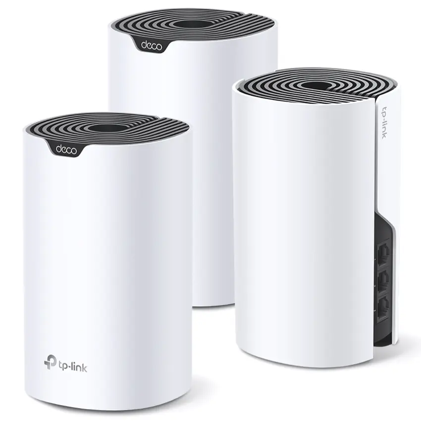 Sistema Wi-Fi Mesh TP-Link Deco S7, Gigabit, AC1900, Doble Banda, Pack de 3