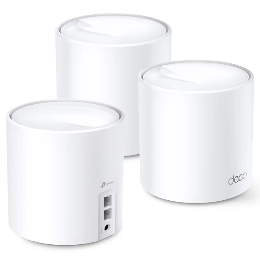 Sistema Wi-Fi Mesh TP-Link Deco X10, Gigabit, AX1500, Doble Banda, Pack de 3
