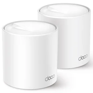 Sistema Wi-Fi Mesh TP-Link Deco X60, Gigabit, AX5400, Doble Banda, Pack de 2