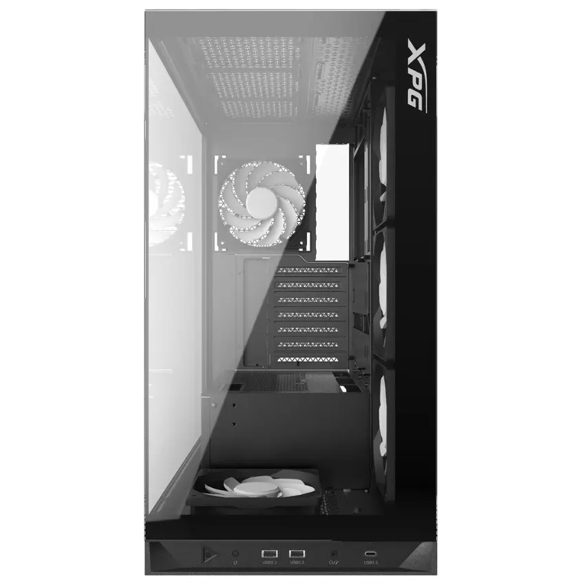 Gabinete ADATA XPG INVADER X, ATX, Sin Fuente, Vidrio Templado, 5 Fan 12 cm ARGB, Negro