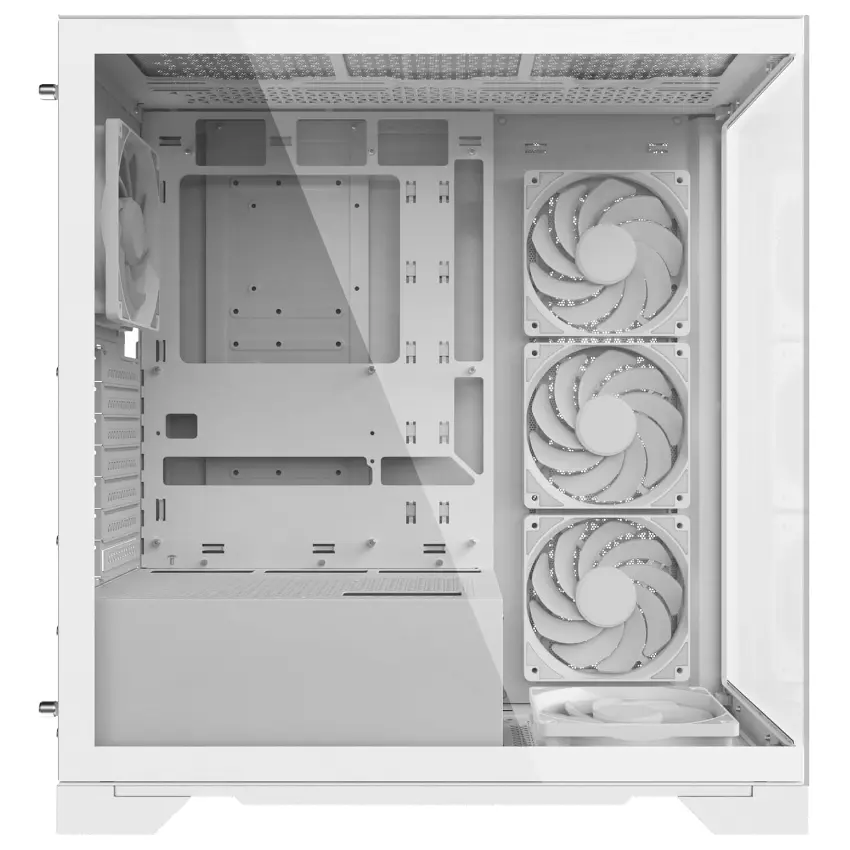 Gabinete ADATA XPG INVADER X, ATX, Sin Fuente, Vidrio Templado, 5 Fan 12 cm ARGB, Blanco