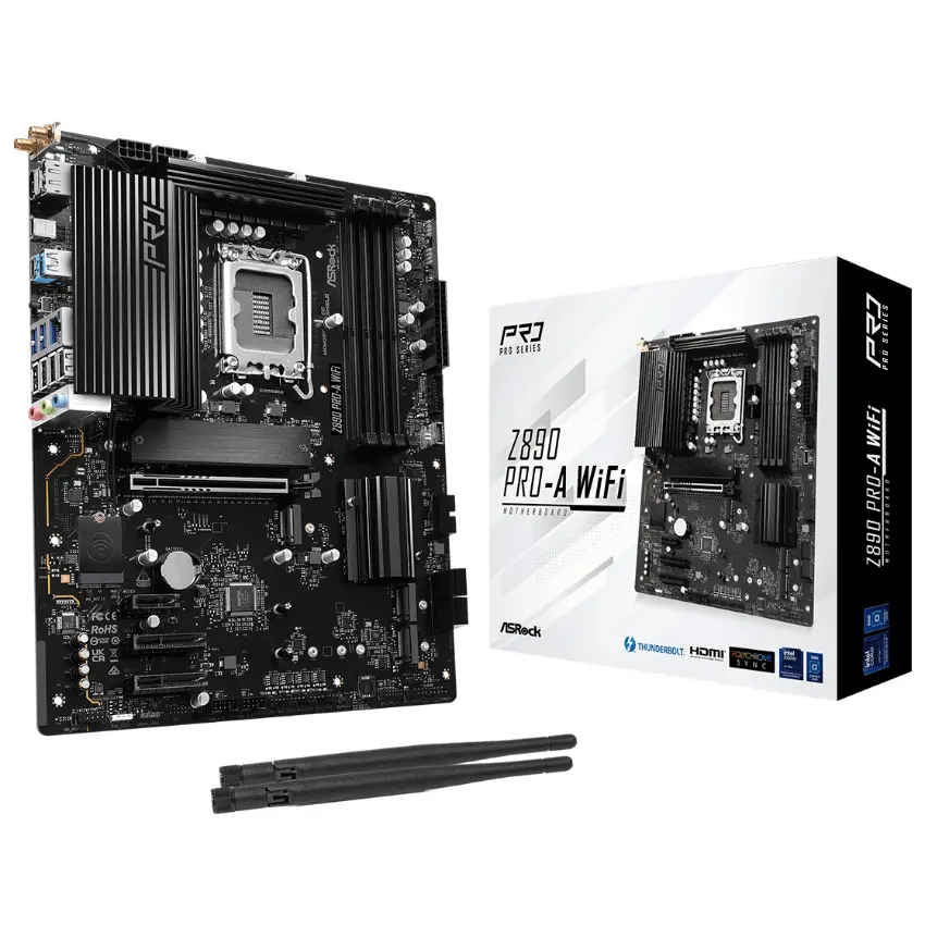 Motherboard ASRock Z890 Pro-A WiFi, DDR5, Socket 1851