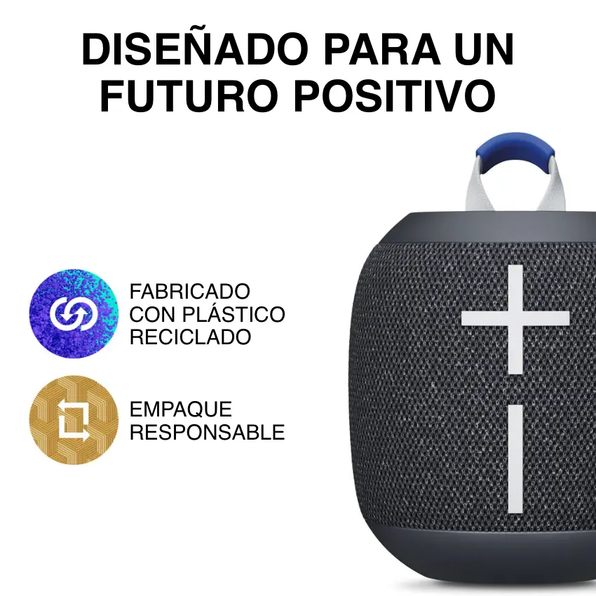 Parlante Ultimate Ears WONDERBOOM 4, Bluetooth, Portátil, Logitech, Active Black, Negro Parlante Ultimate Ears WONDERBOOM 4, Bluetooth, Portátil, Logitech, Active Black, Negro