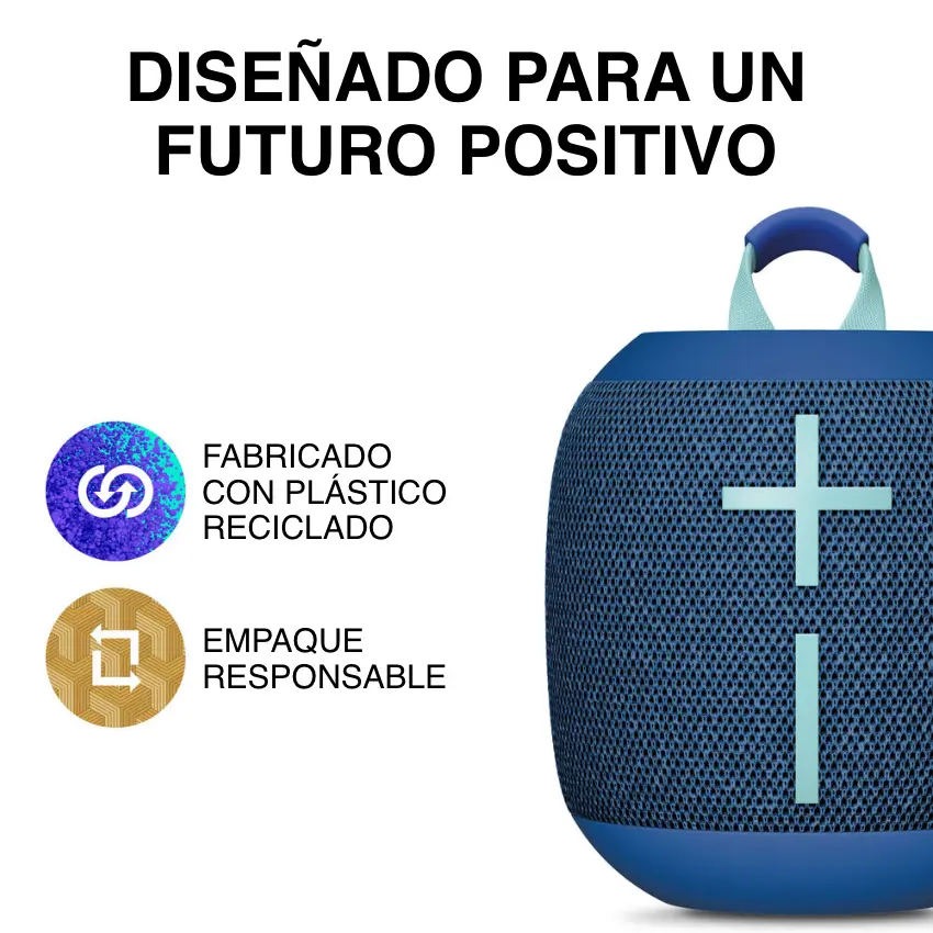 Parlante Ultimate Ears WONDERBOOM 4, Bluetooth, Portátil, Logitech, Azul Parlante Ultimate Ears WONDERBOOM 4, Bluetooth, Portátil, Logitech, Azul