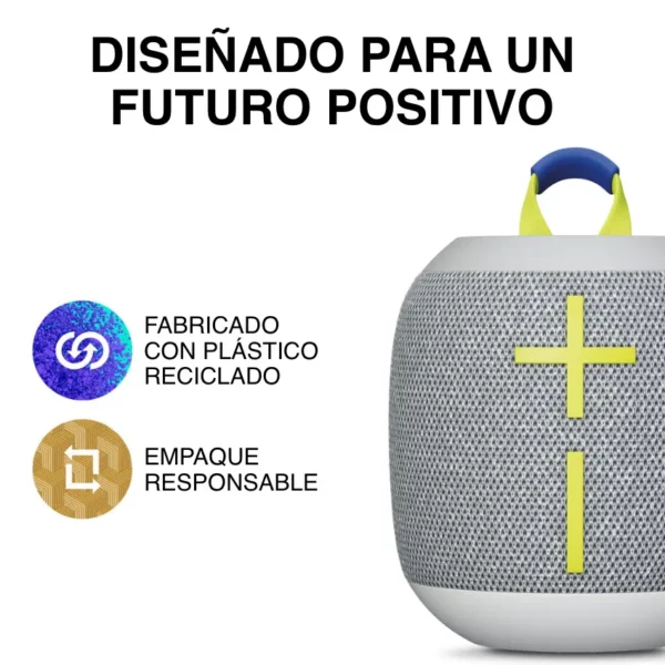 Parlante Ultimate Ears WONDERBOOM 4, Bluetooth, Portátil, Logitech, Gris
