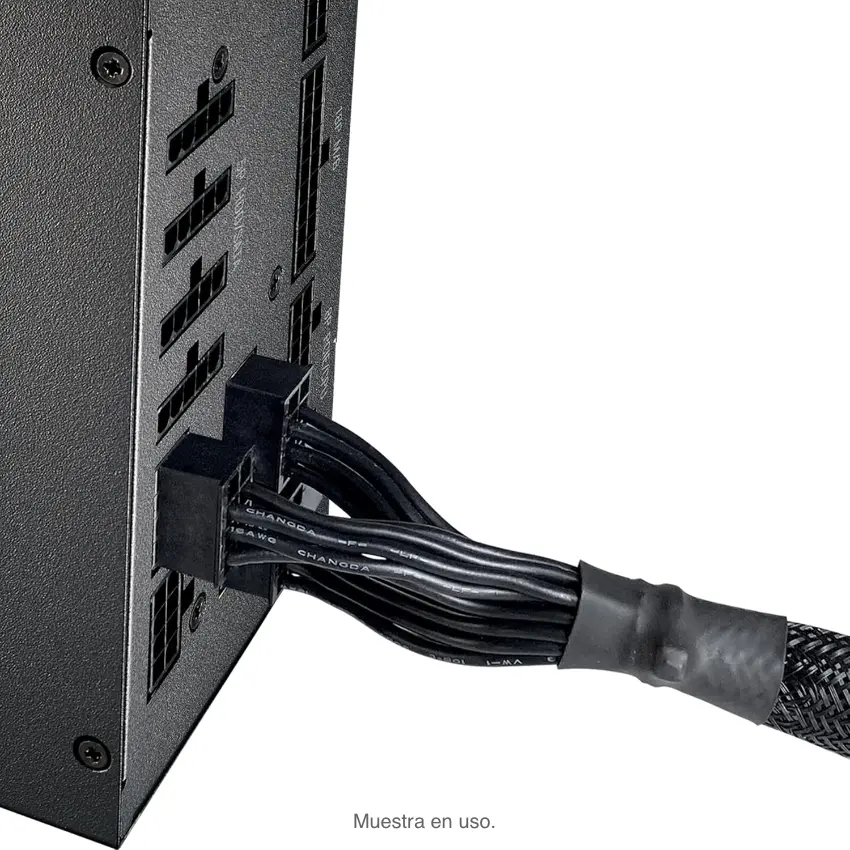 Cooler Master cable adaptador 12VHPWR tipo 2, conector de 90 grados PCIe 5.0 de 12+4 pines a 3 PCIe de 8 pines Cooler Master cable adaptador 12VHPWR tipo 2, conector de 90 grados PCIe 5.0 de 12+4 pines a 3 PCIe de 8 pines