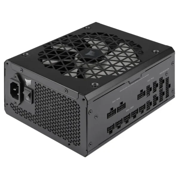 Fuente de alimentación modular Corsair RM1000x SHIFT, 1000W, 80 PLUS Gold, Interfaz de cableado lateral