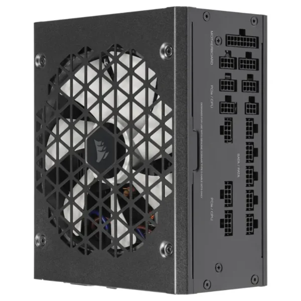 Fuente de alimentación modular Corsair RM1000x SHIFT, 1000W, 80 PLUS Gold, Interfaz de cableado lateral