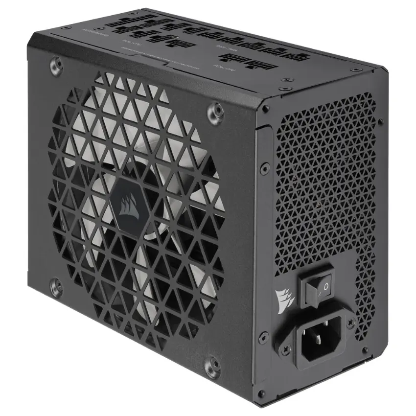Fuente de alimentación modular Corsair RM1000x SHIFT, 1000W, 80 PLUS Gold, Interfaz de cableado lateral