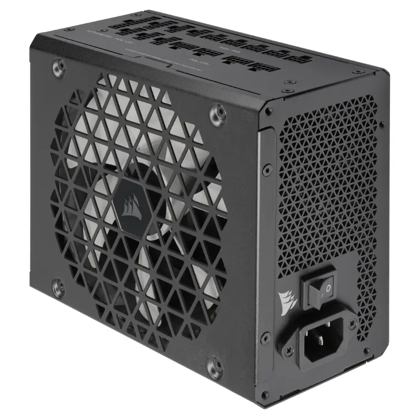 Fuente de alimentación modular Corsair RM1200x SHIFT, 1200W, 80 PLUS Gold, Interfaz de cableado lateral Fuente de alimentación modular Corsair RM1200x SHIFT, 1200W, 80 PLUS Gold, Interfaz de cableado lateral