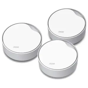 Sistema Wi-Fi Mesh TP-Link Deco X50-PoE, 2.5 Gbps/Gigabit, AX3000, Doble Banda, Pack de 3