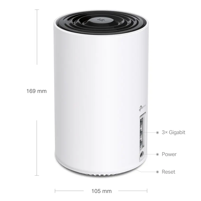 Sistema Wi-Fi Mesh TP-Link Deco XE75, Gigabit, AX5400, Triple Banda, Pack de 1