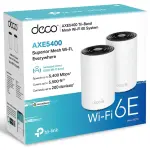 Sistema Wi-Fi Mesh TP-Link Deco XE75, Gigabit, AX5400, Triple Banda, Pack de 2